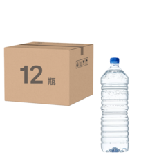 Tamsaa 無標籤天然水, 2L, 12瓶