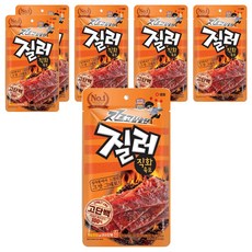 샘표 질러 직화육포, 70g, 6개