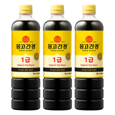 몽고간장 1급, 900ml, 3개