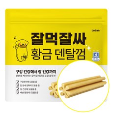 로반 잘먹잘싸 황금 덴탈껌 강아지 간식, 황태맛, 300g, 1개