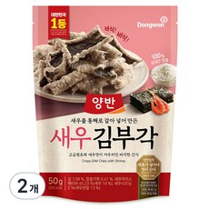 양반 새우 김부각, 50g, 2개