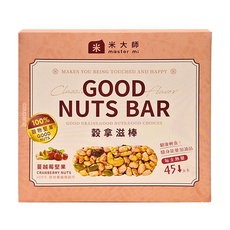 master mi 米大師 穀拿滋棒 蔓越莓堅果 6條, 57g, 1盒