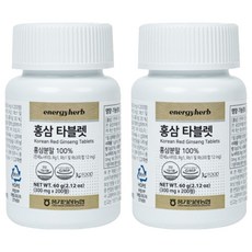 농협 에너지허브 홍삼 타블렛 60g, 2개, 200정