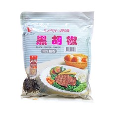 飛馬 細粉純黑胡椒，馬來西亞特選研磨，100%原粒胡椒，辛辣芳香, 600g, 1包