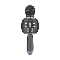 엑토 블루투스 LED 미러볼 노래방 마이크 스피커, MICS-07