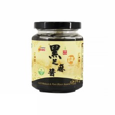 一口田 100%生機黑芝麻醬, 冷壓法製造, 全素者可食, 260g, 1罐