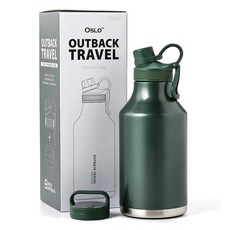 오슬로 아웃백 트래블 텀블러 그린 1800ml 1개