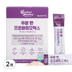 비타민마을 퍼펙트 바이오틱스 푸룬 앤 프로바이오틱스 30p, 60g, 2개