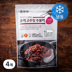 정다운 더 얇아서 맛있는 오리 고추장 주물럭 (냉동), 400g, 4개
