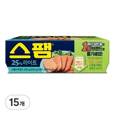 스팸 25% 라이트, 200g, 15개