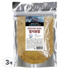 청해명가 삼천포 멸치분말, 200g, 3개