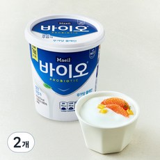 매일바이오 무가당 플레인, 900g, 2개