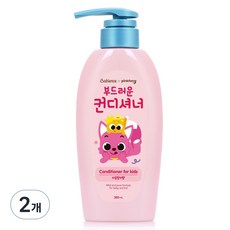베비언스 핑크퐁 유아용 컨디셔너 자몽릴리향, 2개, 380ml