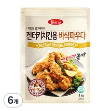 움트리 켄터키 치킨용 바삭 파우다, 1kg, 6개