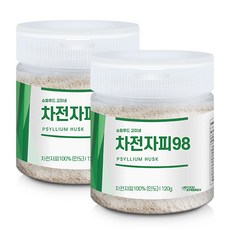 차전자피 순도98 용기, 120g, 2개