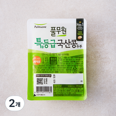 풀무원 국산콩두부 찌개용, 210g, 2개