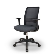 사무실 의자-추천-싯존 인테리어 책상 의자 STC18 일반형, 블랙프레임 + 블랙