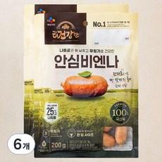 더건강한 안심비엔나, 200g, 6개