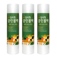 클린롤백 40 x 50 cm, 특특대(XXL) 이상, 400개입, 3개 왕특대형, 400매, 3개