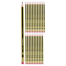 STAEDTLER 施德樓 Noris 122橡皮擦鉛筆, 乙肝, 24個
