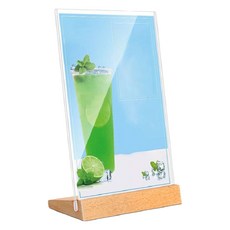斜面木座壓克力立牌, 1個