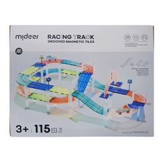 mideer 百變軌道交通磁力片 3歲以上 115片, MD6395, 1盒