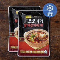 오모가리 수제 참치김치찌개 (냉동), 500g, 2개
