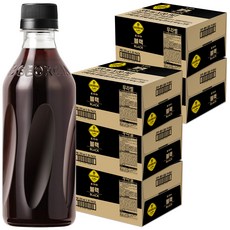 조지아 블랙 무라벨 커피, 370ml, 100개