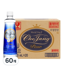 초정탄산수 배향 탄산음료, 60개, 500ml