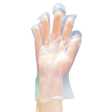 Efine 依凡 手扒雞手套, 每盒100支入 HDPE (高密度聚乙烯)製成, 50雙, 5盒