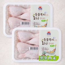 사조원 동물복지 인증 1등급 닭다리 (냉장), 300g, 2개