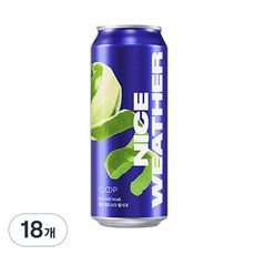 클룹 제로소다 청사과, 500ml, 18개