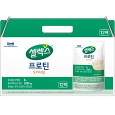 셀렉스 프로틴 파우치 음료 오리지널 12p, 125ml,