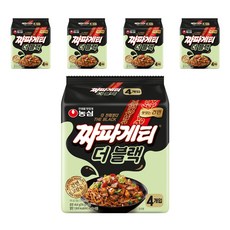 짜파게티 더 블랙 116g, 20개