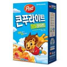 동서 포스트 콘푸라이트1/3슈거라이트 시리얼, 530g, 1개