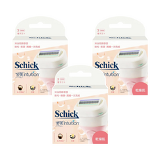 Schick 舒適牌 舒芙仕女除毛刀片 乾燥肌用 3片裝, 3片, 3盒