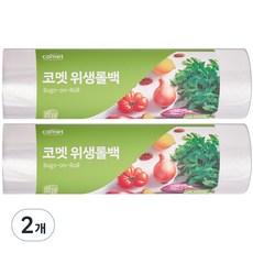 코멧 위생롤백 대형 30 x 40cm 500매, 2개