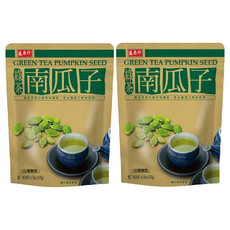 盛香珍 綠茶南瓜子, 130g, 2包