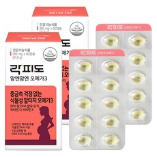 락피도 맘엔맘엔 오메가 3, 60정, 21.9g, 2개 2개