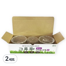 힐링타임 그루루 캣그라스 재배세트 3p, 보리, 2세트