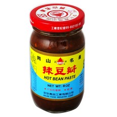名山牌 辣豆瓣醬，淨重16oz，台灣製造, 450g, 1罐