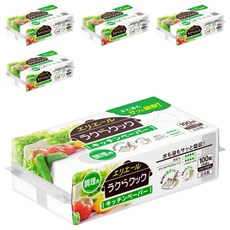 elleair 艾黎艾爾 超厚吸油吸水廚房紙巾, 厚實凹凸紙巾 快速吸收水分油脂, 單手輕鬆取用 薄膜包裝, 100張, 5包
