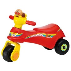 ANPANMAN 麵包超人三輪學步車，寶寶學步車，安全穩固，訓練平衡感, 紅色