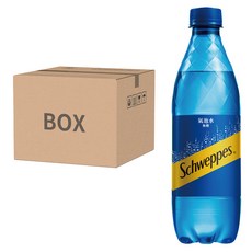 Schweppes 舒味思 氣泡水 原味 500ml, 無糖, 無熱量, 層次氣泡創造豐富口感, 24瓶