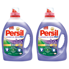 퍼실 플러스 라벤더젤 딥클린 액상세제 본품, 2.7L, 2개 2.7L, 2개