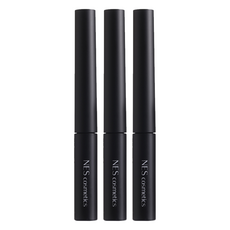 NES cosmetics 恩藝偲 不暈不塌極細防水睫毛膏, 零結塊纖長, 2mm極細刷頭, 持久捲翹不扁塌, 黑色, 3支
