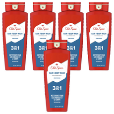올드스파이스 하이 인듀어런스 3 in 1 헤어 & 바디워시, 532ml, 5개