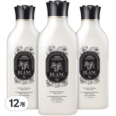 르샤트라1802 오드퍼퓸 섬유유연제 블랑 본품, 1L, 12개