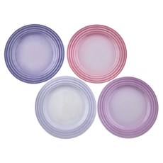 LE CREUSET 圓盤 17cm, Set 4個 (藍鈴紫/卡特蘭/淡粉紫/綻放粉), 藍鈴紫 + 卡特蘭 + 淡粉紫 + 綻放粉, 17cm 4個, 1組