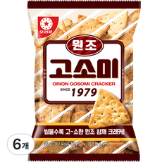 오리온 1979 고소미 크래커, 76g, 6개